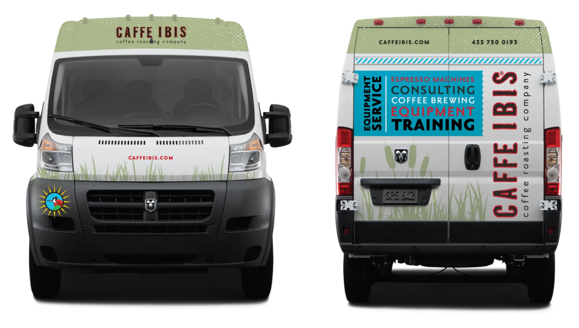 Van Front Back